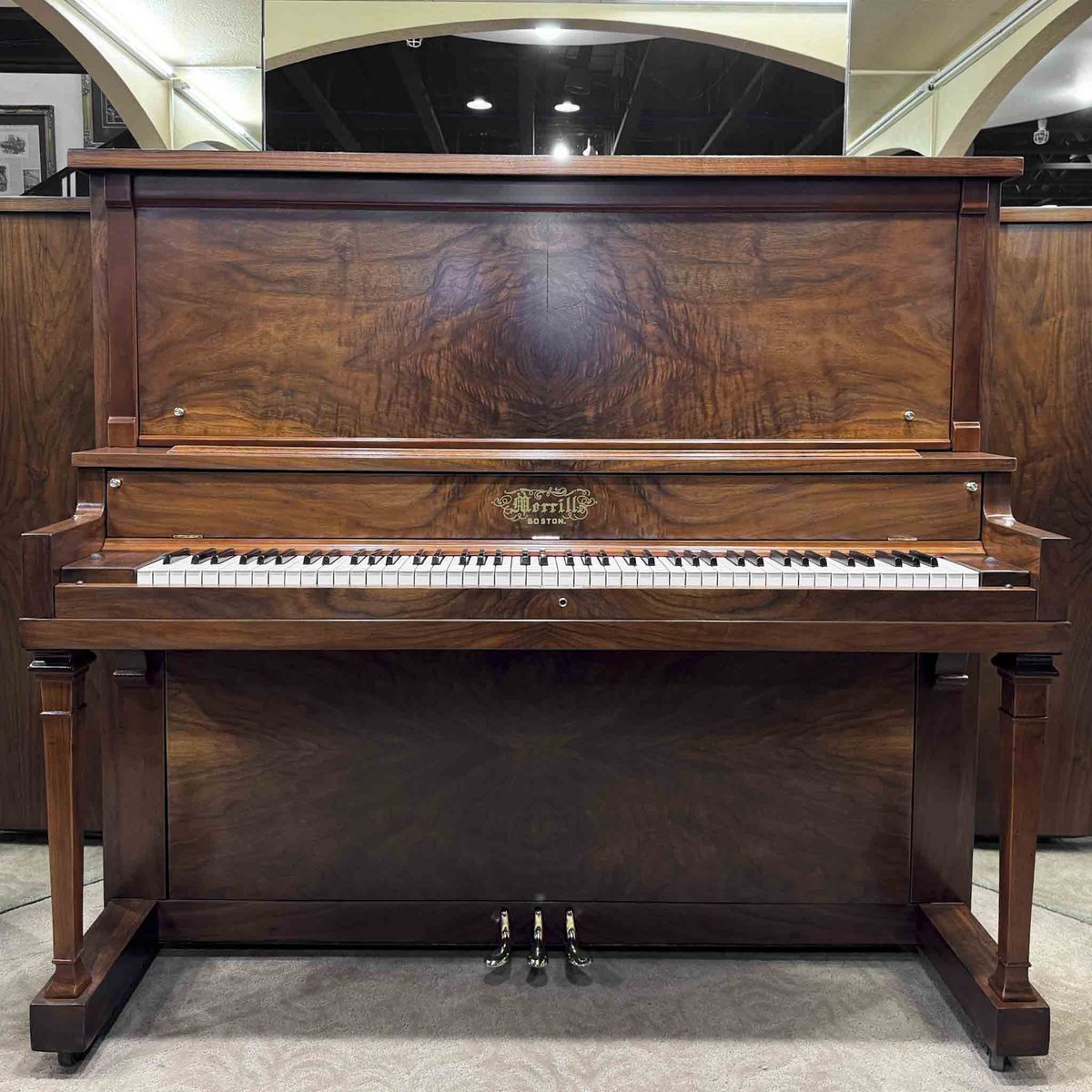 VIDEO OF STUNNING LIKE-NEW UPRIGHT PIANO