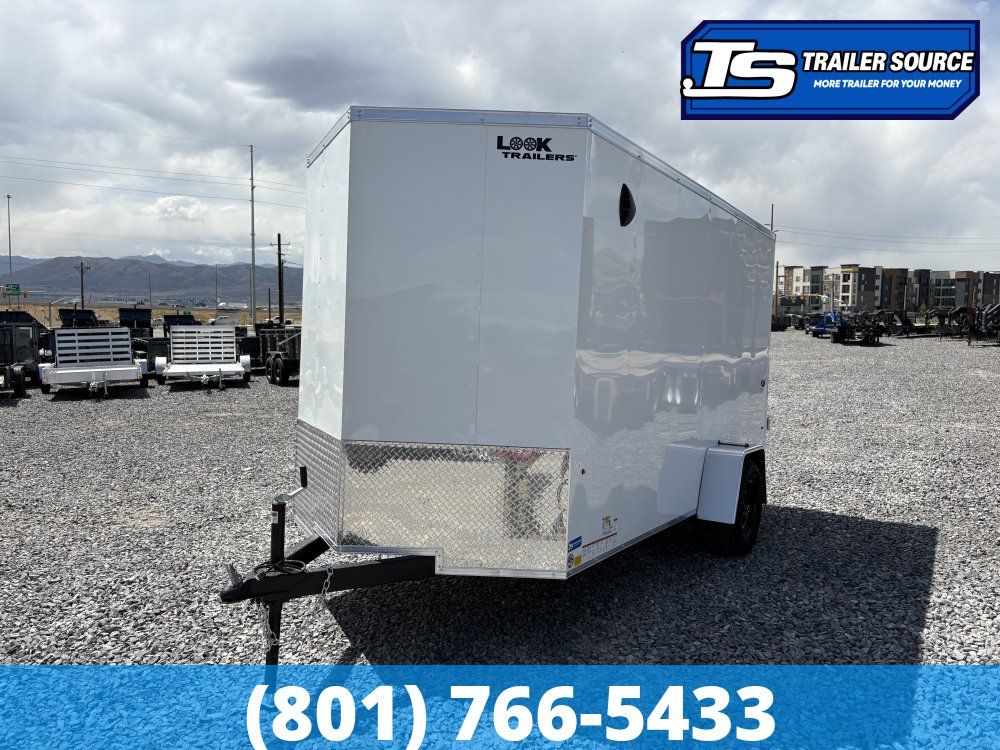 6x12 Look ST DLX Enclosed Cargo Trailer - 6'6" Interior - 3.5K GVWR -