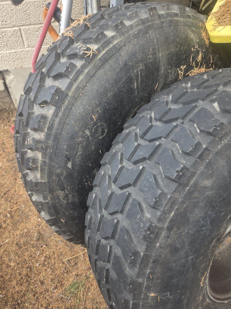 Set of Used SUV/Truck Wheels and Tires - Size 37x12.50R16.5