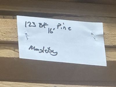 123 BF 16’ Pine Wood Boards Lum