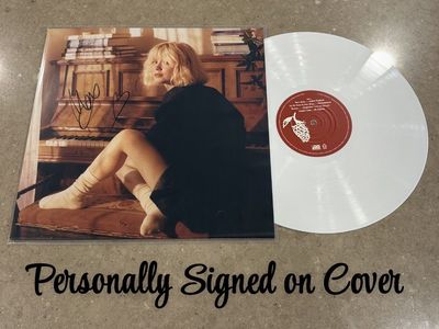 Maisie Peters-PERSONALLY SIGNED Florescence Moon Flower White Vinyl-Alternate Cover-Autographed-Signed on Cover-Colored LP-NEW