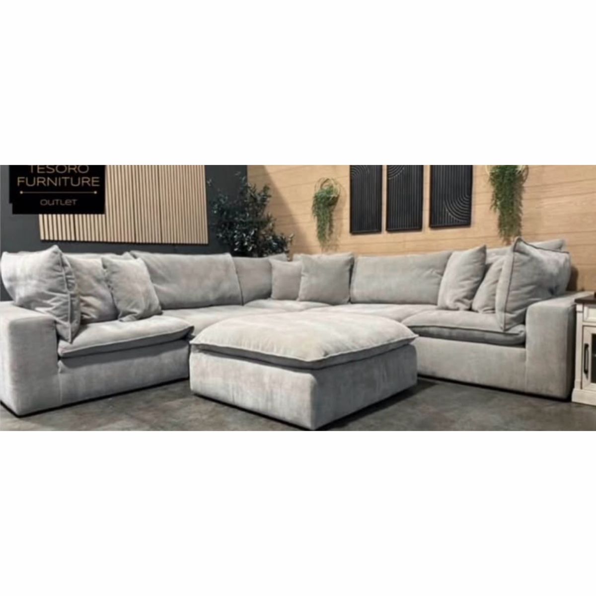 AYDEN & IVY CLOUD SEREEN MODULAR SECTIONAL WEEKEND DEAL‼️WE OFFER DELIVERY