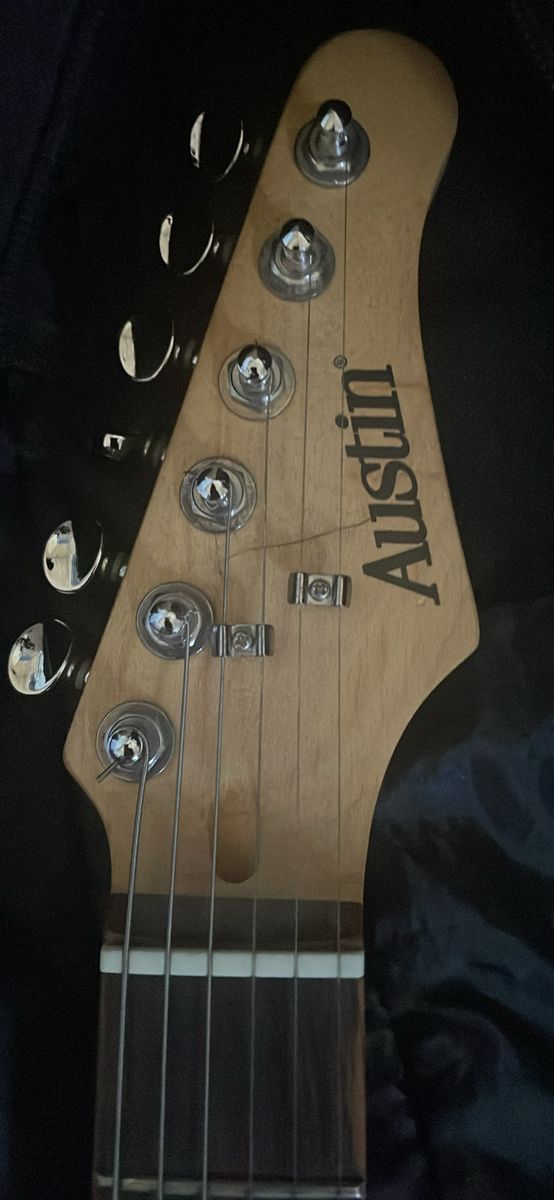 Guitar and amplifier