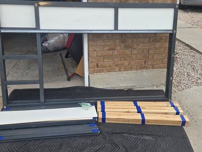 Ikea KuraTwin Loft Bed Frame with Ladder.