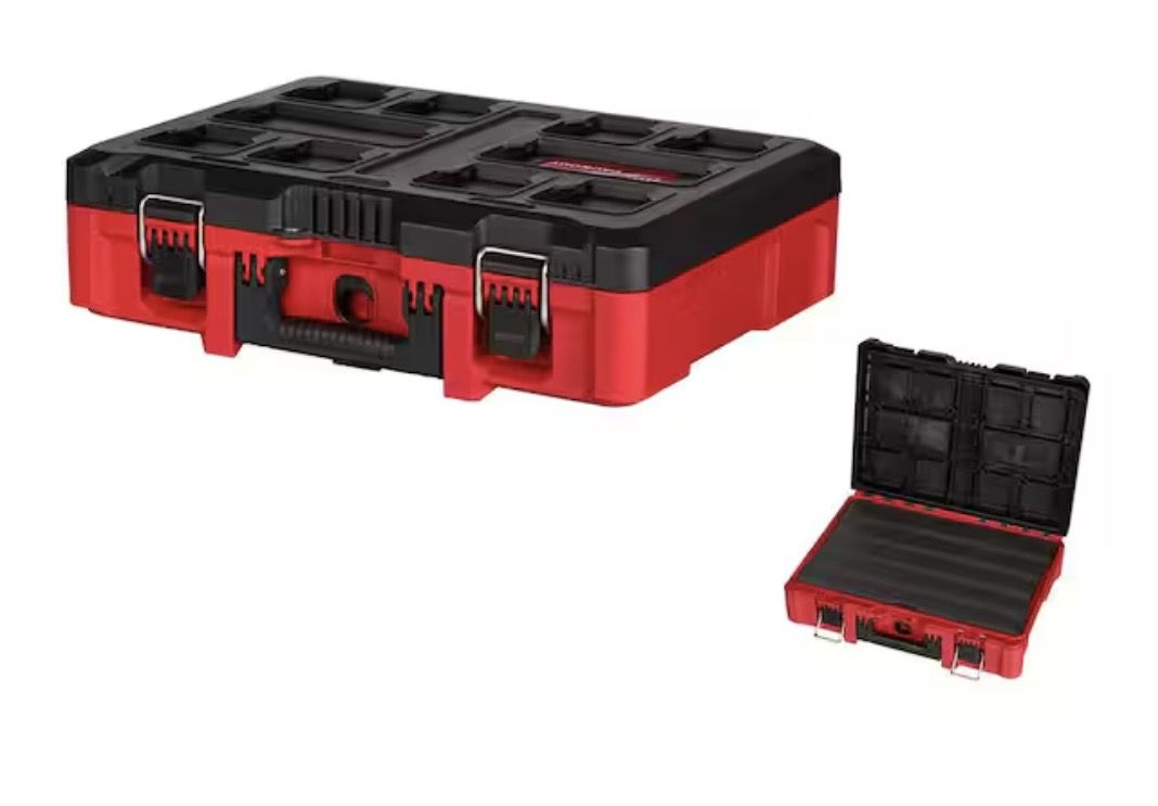 Shop Milwaukee PACKOUT 16 in. Portable Modular Tool-Box Case with Customizable Insert