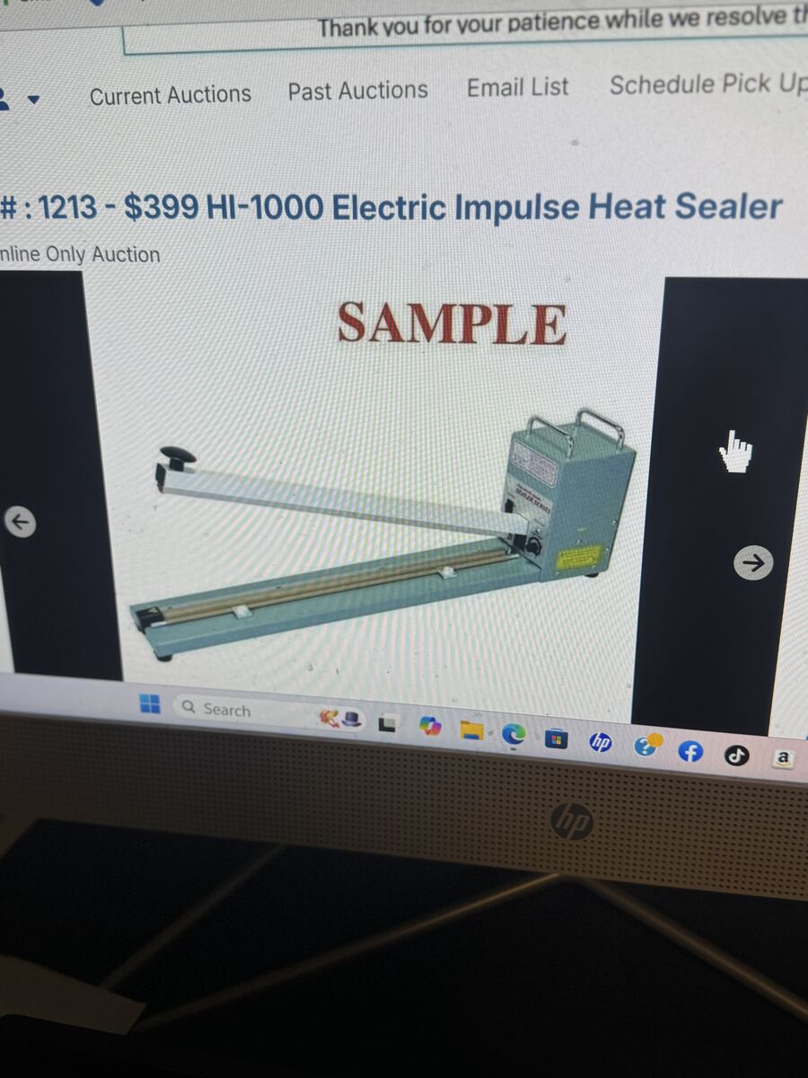 Impulse heat sealer