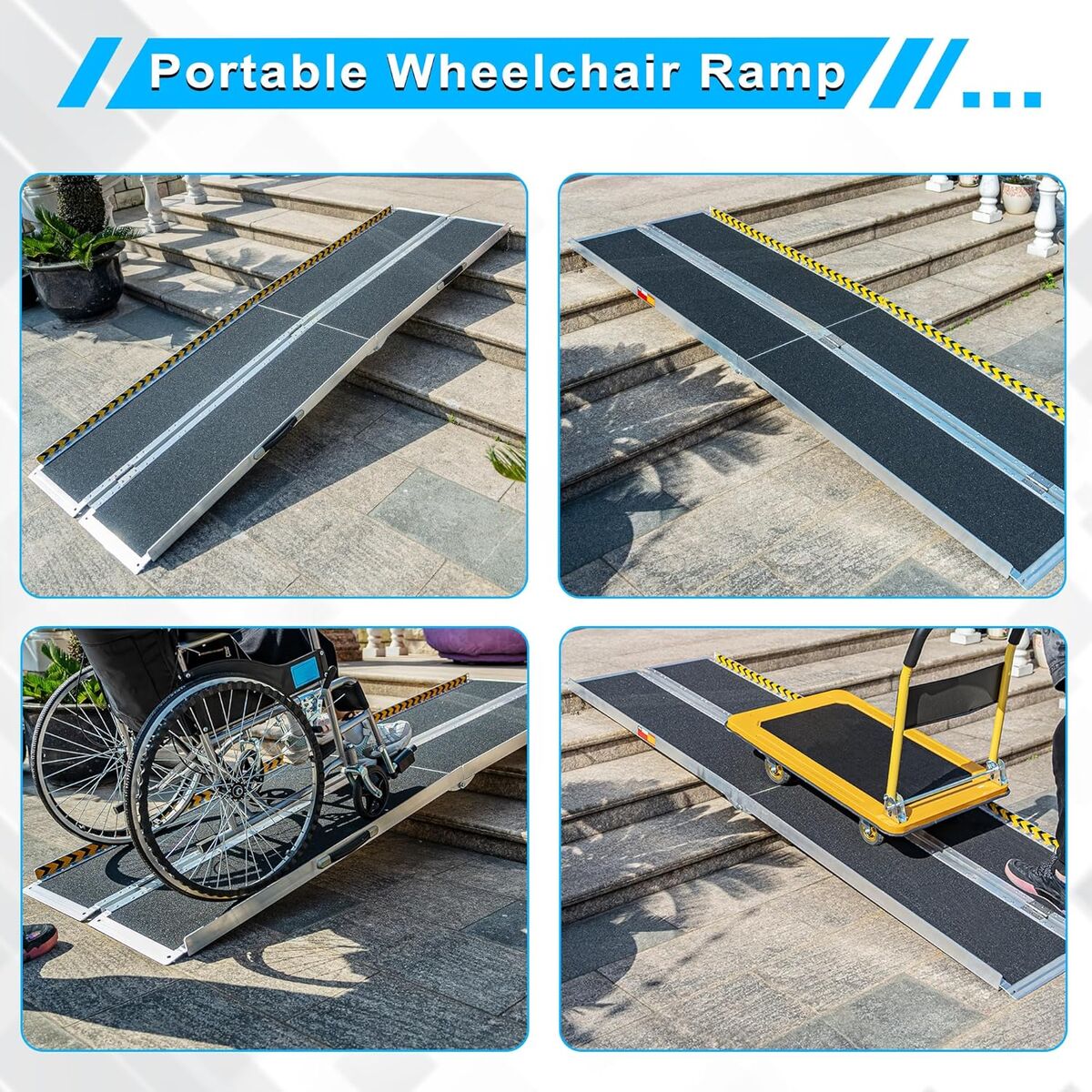 Heavy Duty 8 Ft Electric Wheel Chair Ramp