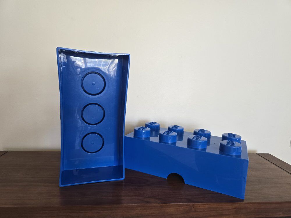 LEGO Stackable Storage Brick BLUE- Used