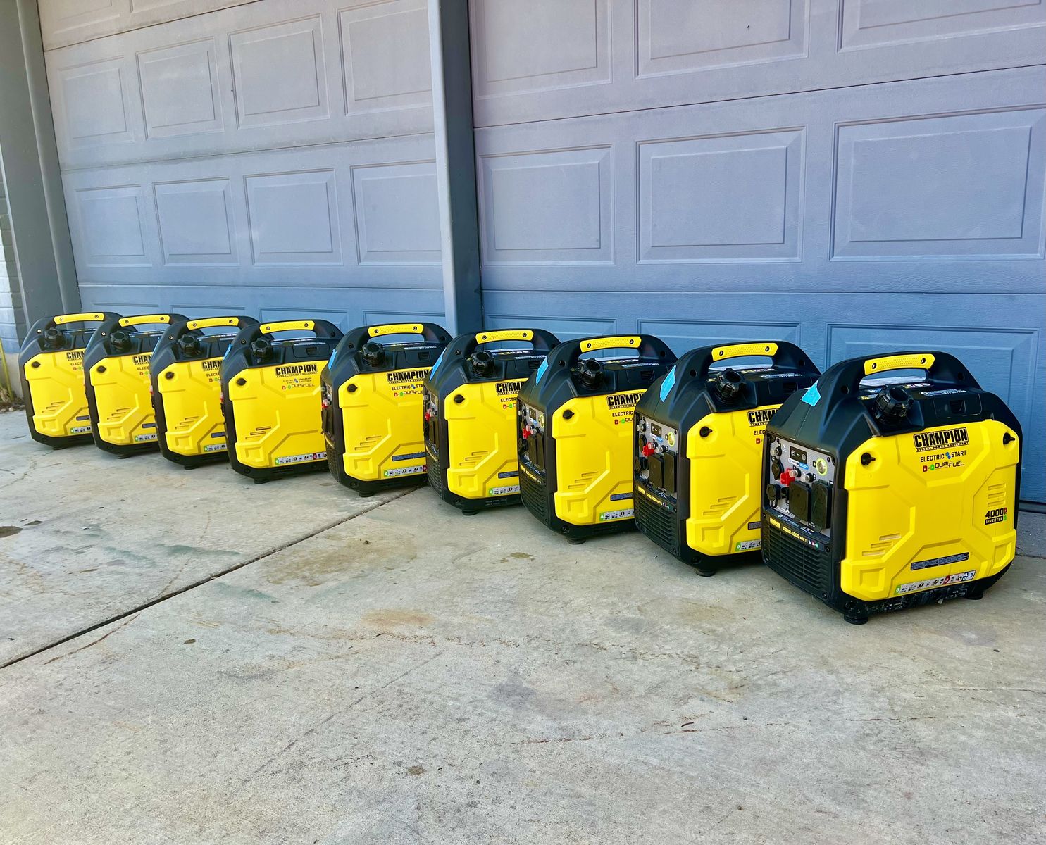 7 Champion 4000W Generators - Camping Tailgating Hunting