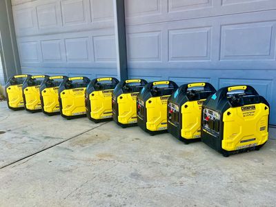 7 Champion 4000W Generators - Camping Tailgating Hunting