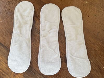 Set of 3 GroVia Thin Doubler Soaker Pads for Cloth Diapers