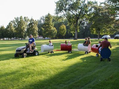 Barrel Train Rental – The Hit of Every Birthday Party, Parade & Event!