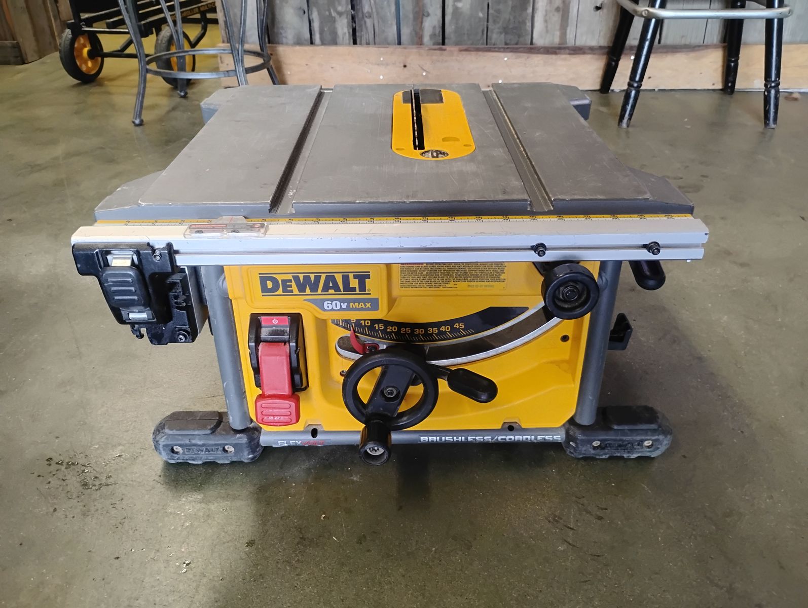 DeWalt DCS7485 60V MAX FLEXVOLT Cordless 8-1/4-inch Brushless Table Saw 