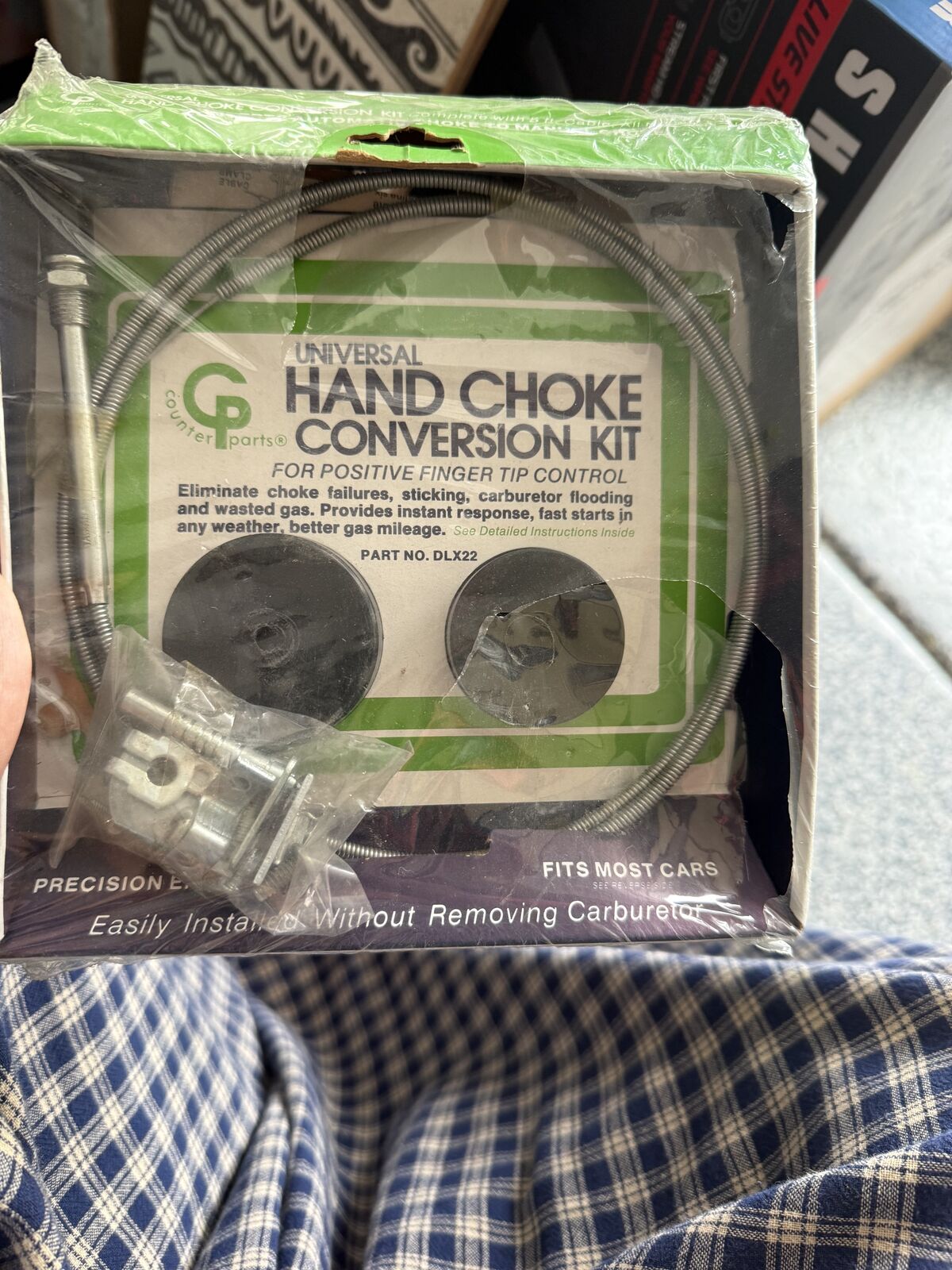 Hand choke conversion kit