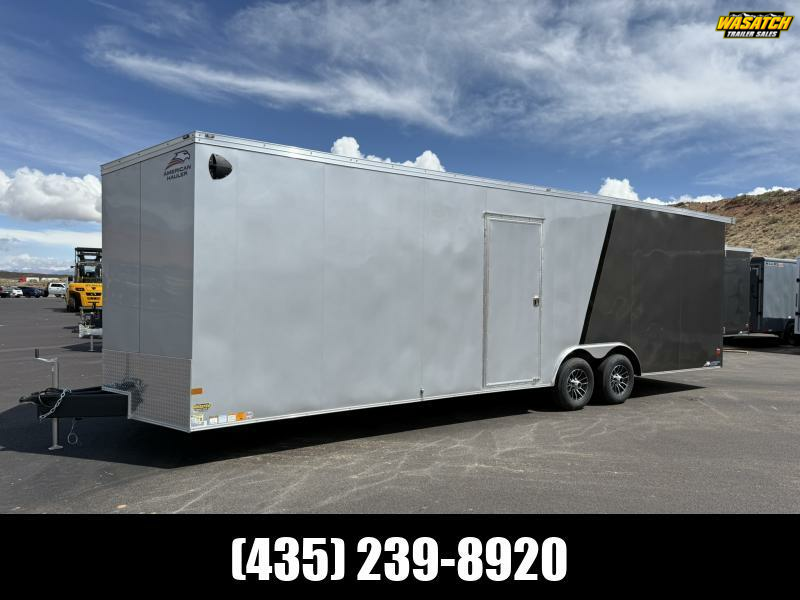 American Hauler 8.5X28 10K NIGHT HAWK CARHAULER Cargo/ Enclosed Trailer