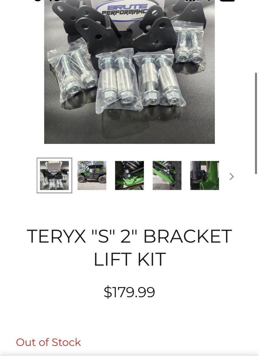 Kawasaki Teryx 800 S Lift Kit