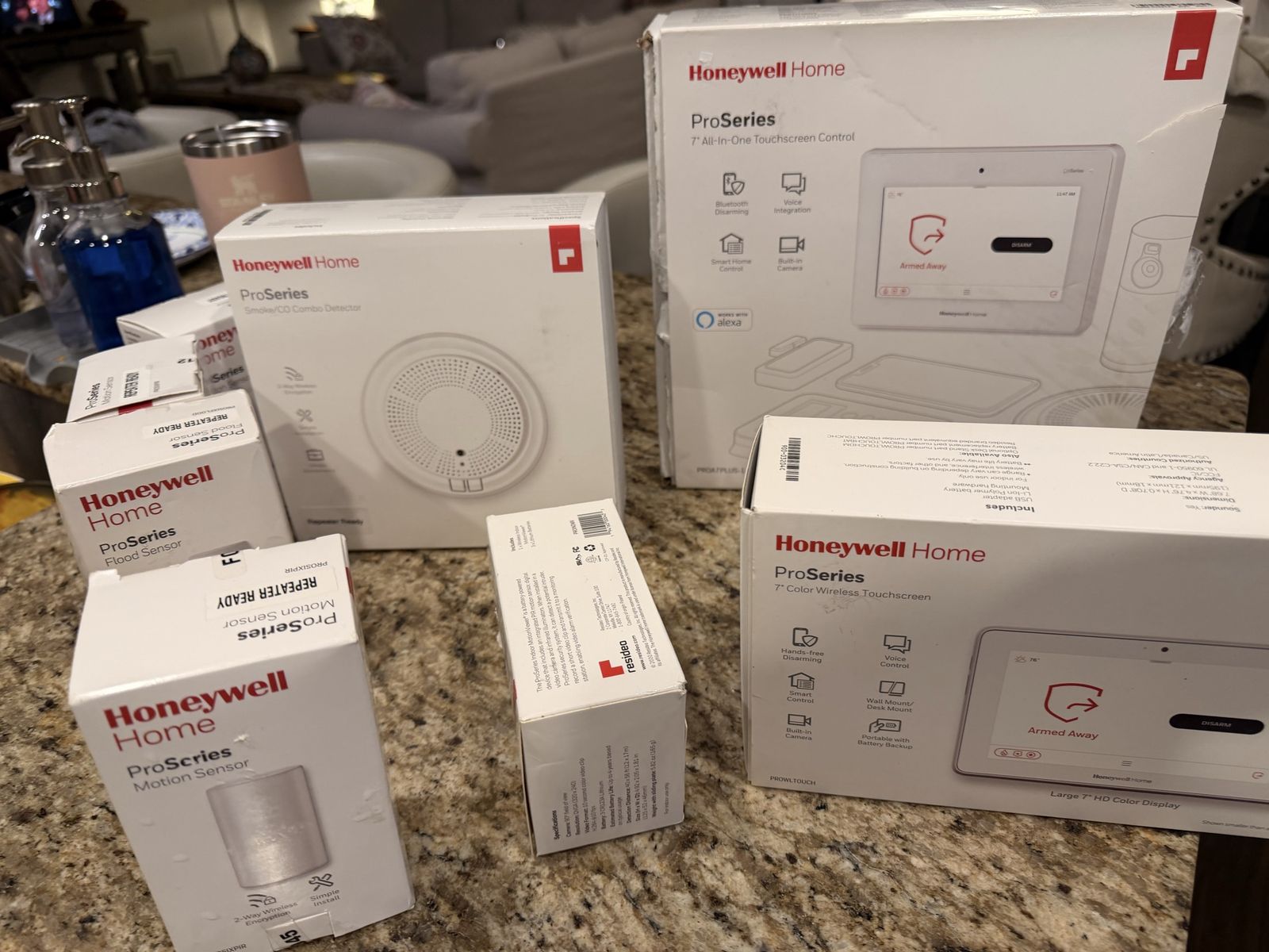 Honeywell home touchscreen control  set