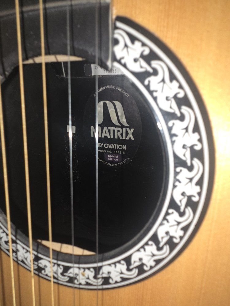 Ovation Matrix Special Edition 1142-4 Acoustic Guitar - Made in USA