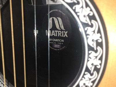 Ovation Matrix Special Edition 1142-4 Acoustic Guitar - Made in USA