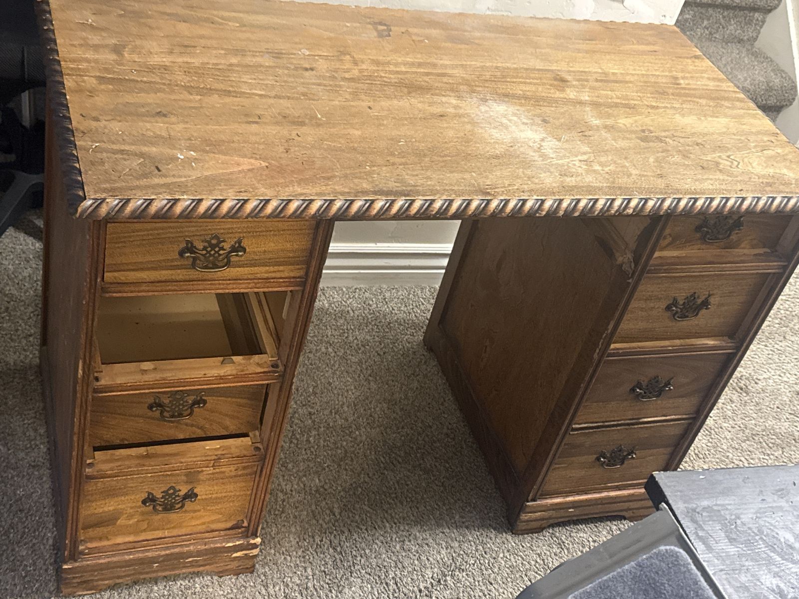 Wood desk 