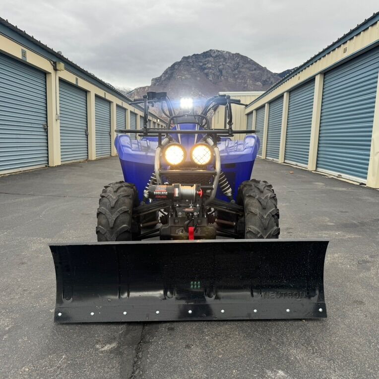 Yamaha Wolverine 350 4 X 4 Snow, Plow And Winch