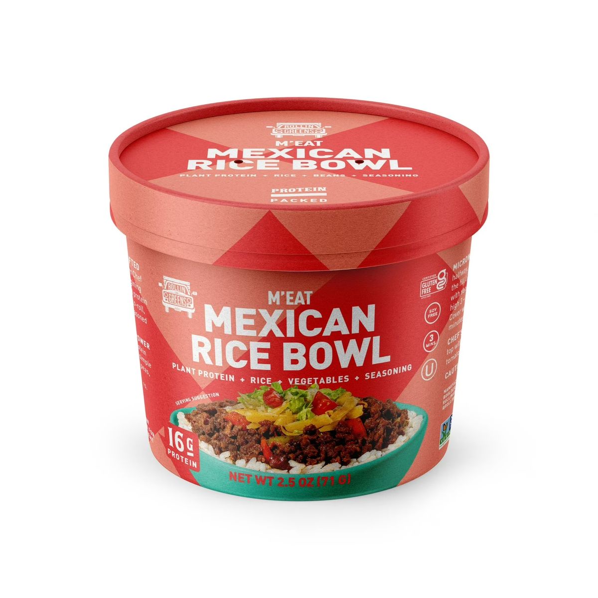 RollinGreens Mexican Rice Bowl Single 2.5 oz. #102932