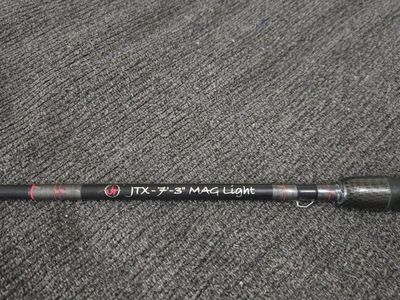 JT 7'3" Mag Light and Okuma Deadeye Custom 7'4" Medium Light spinning rods