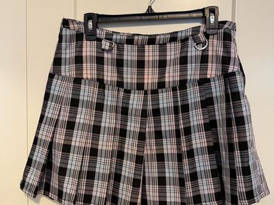 Hot Topic Pink and Blue Skirt