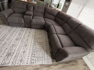 Theater Style Power Reclining Sectional