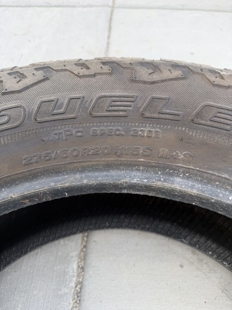 2-Bridgstone Dueler A/T Tires