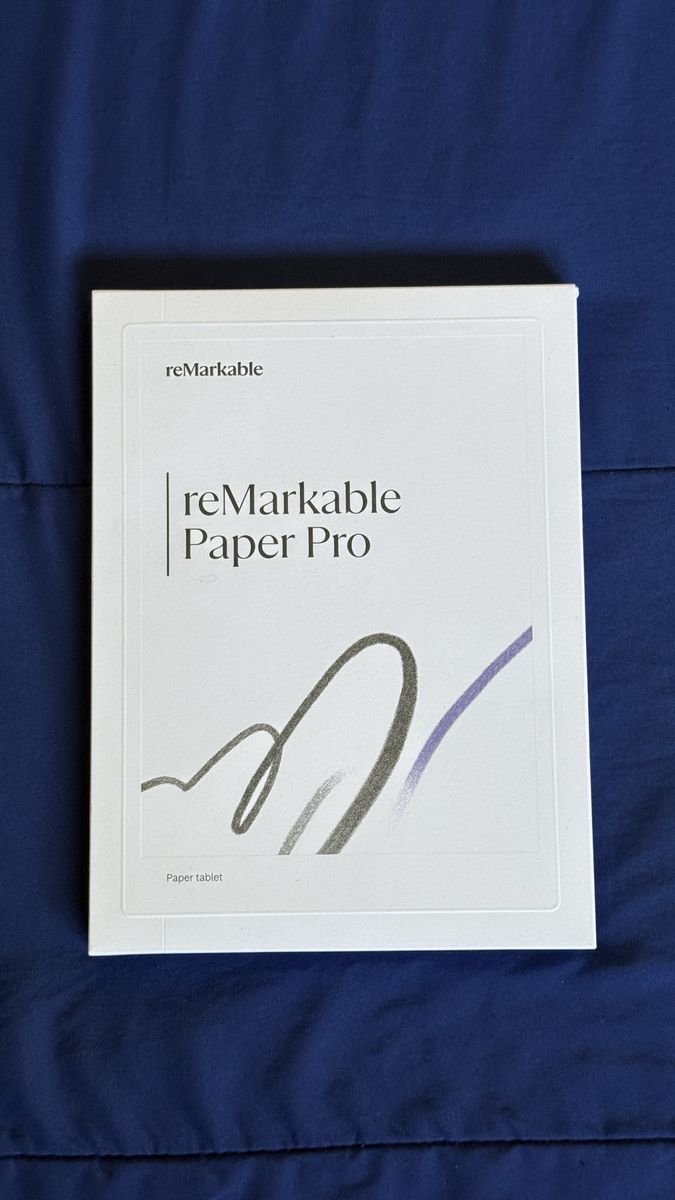 New ReMarkable paper pro