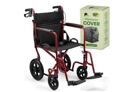New in Box Light Weight Wheelchair - Expedition Folding Transport Wheelchairs
