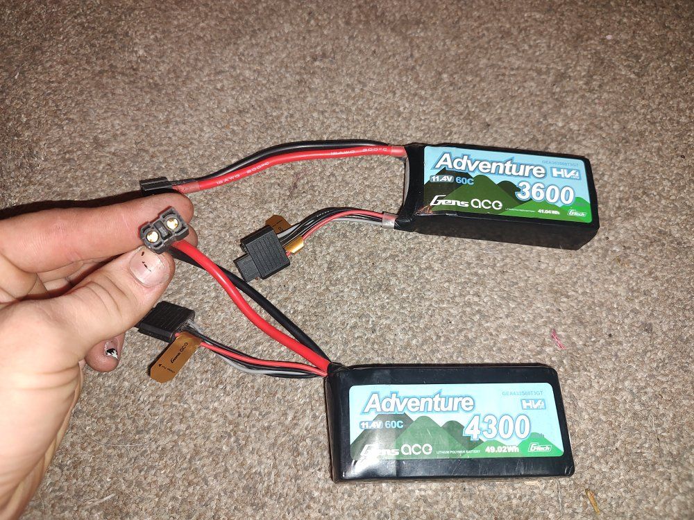 RC batterys, Charger, and miscellaneous adapters