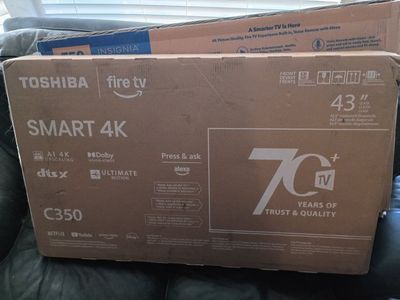 Toshiba C350 Fire TV 43" Smart 4K UHD TV with Dolby Vision Atmos & Voice Remote with Alexa new