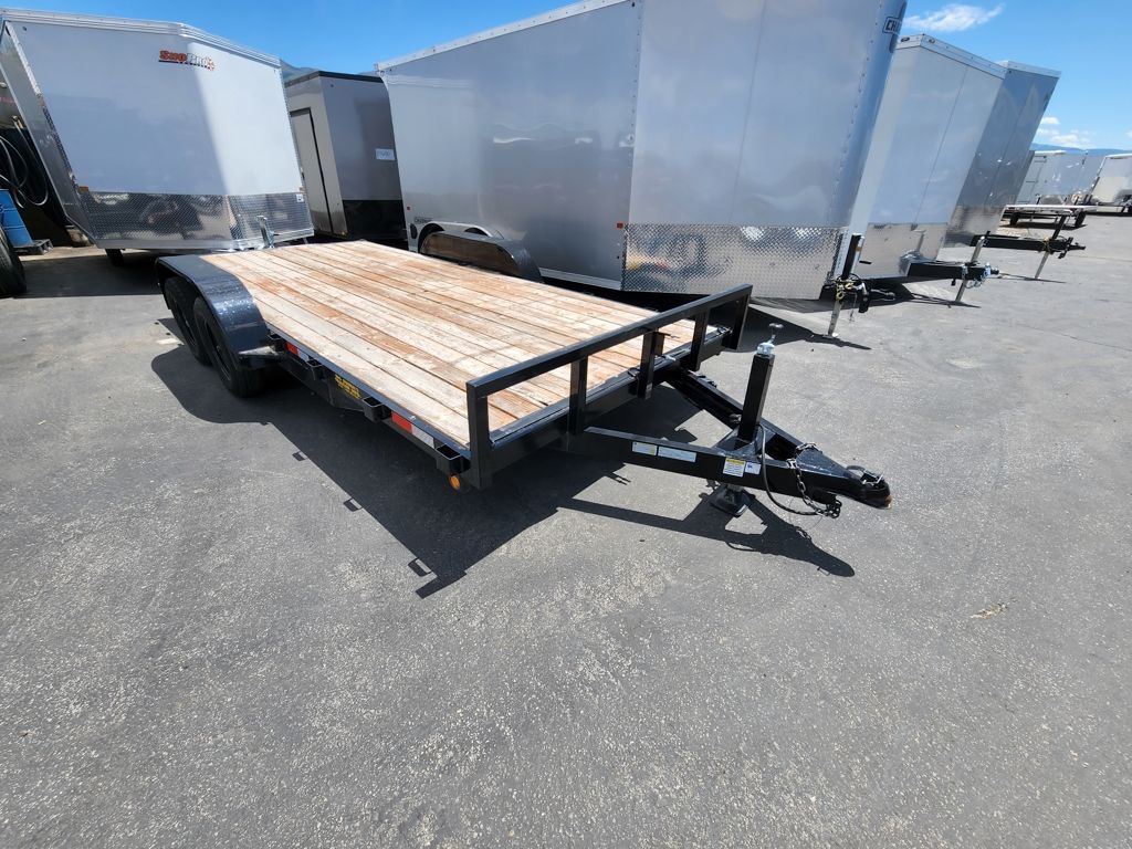 2023 Big Bubba's Trailers USED 7X16 7K Flatbed Car