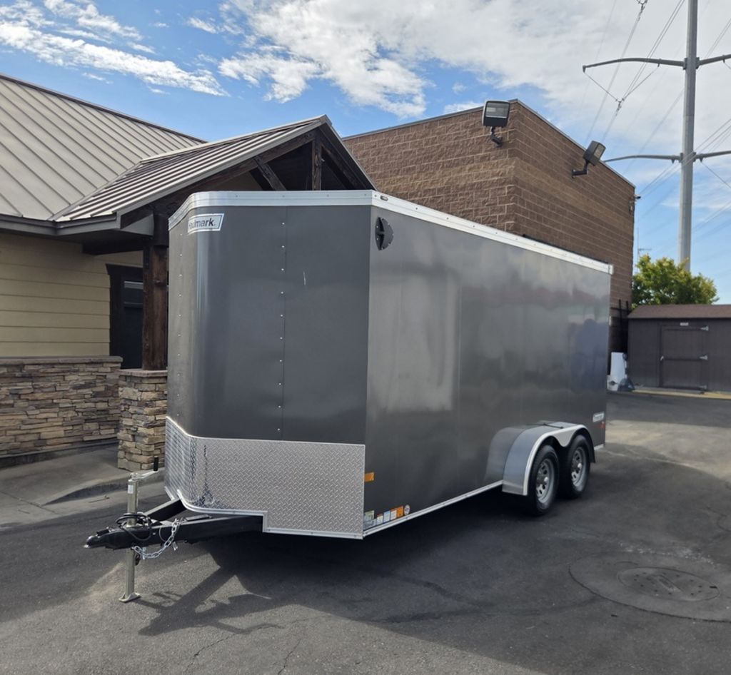 2025 Haulmark 7x16 Enclosed Cargo Trailer UTV/ATV/Car Hauler Pkg 7k Axles Used