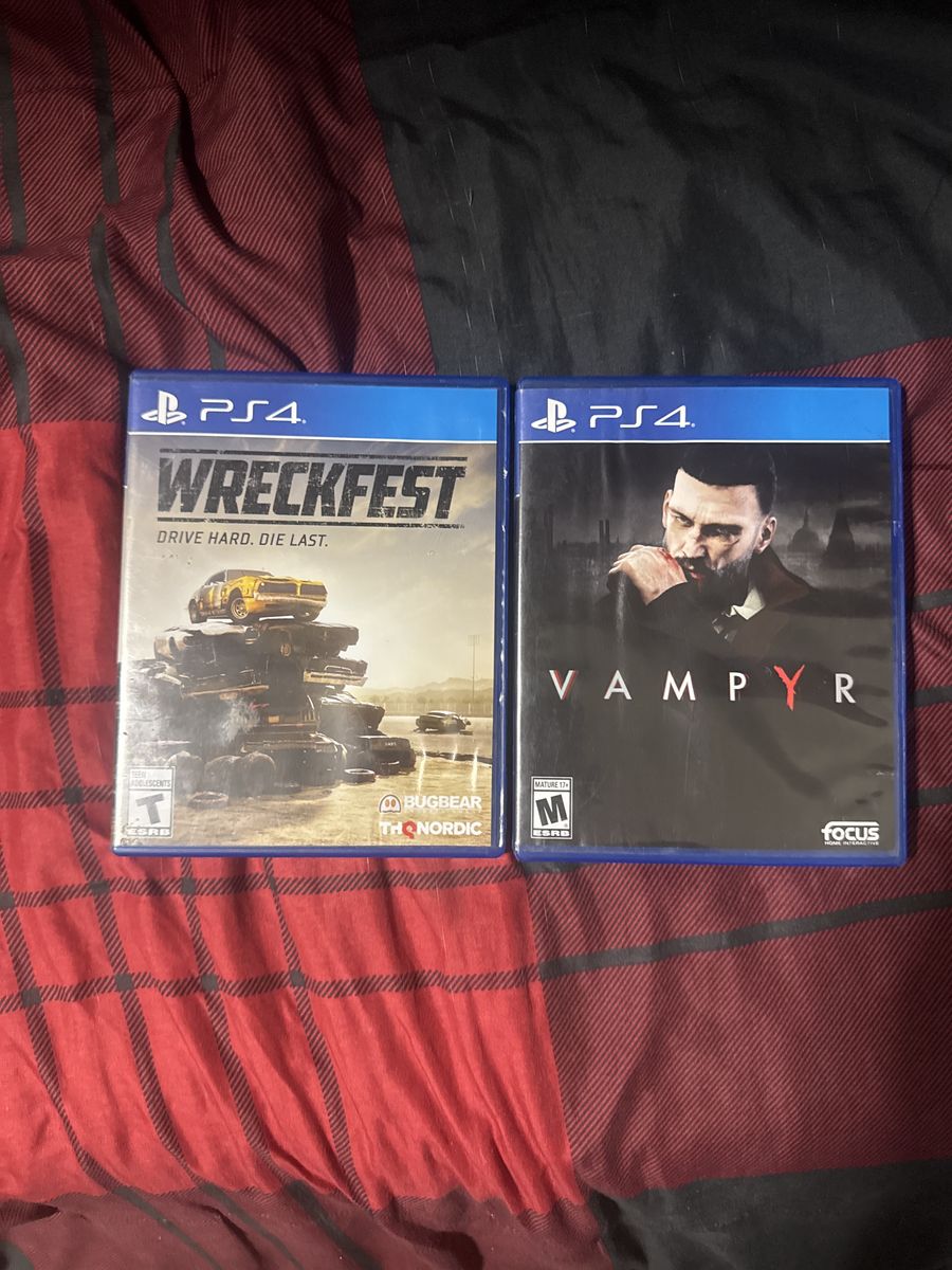 Wreckfest and Vampyr