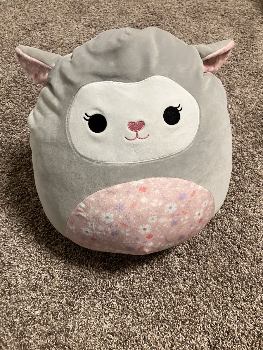 12 inch grey lamb Squishmallow