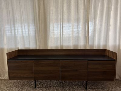 Brown/Black TV Stand