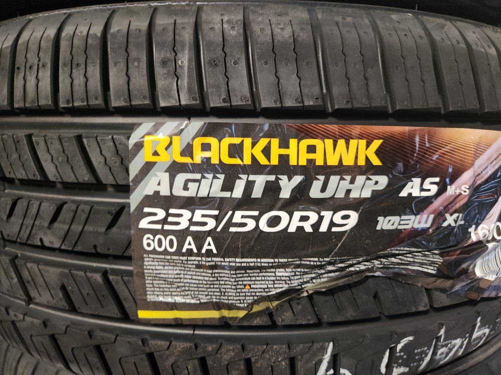 235/50r19 blackhawk agility