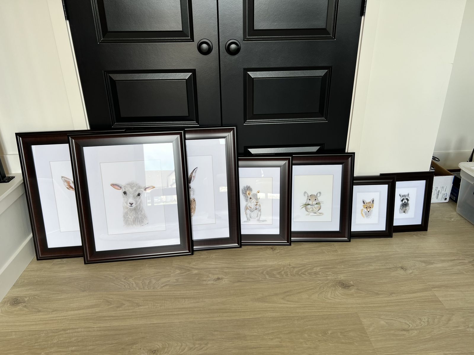 7 Piece Nursery Framed Art