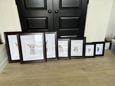 7 Piece Nursery Framed Art