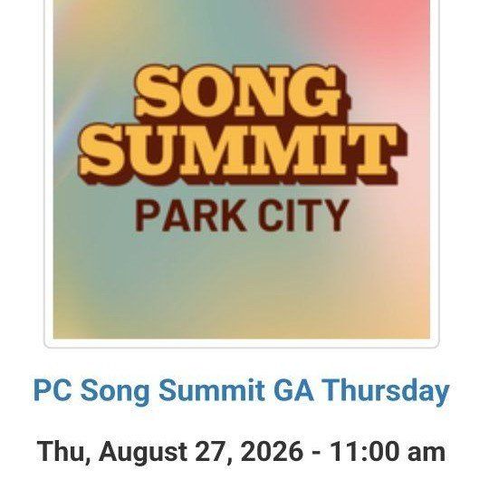 PC Song Summit GA Thursday