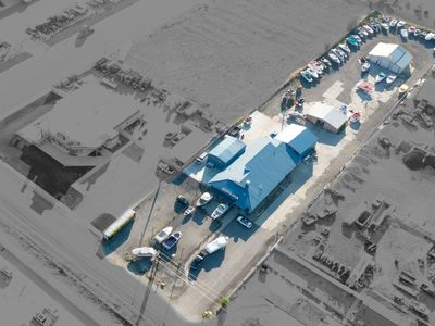 Freeway Flex Building with Land For Lease in Springville