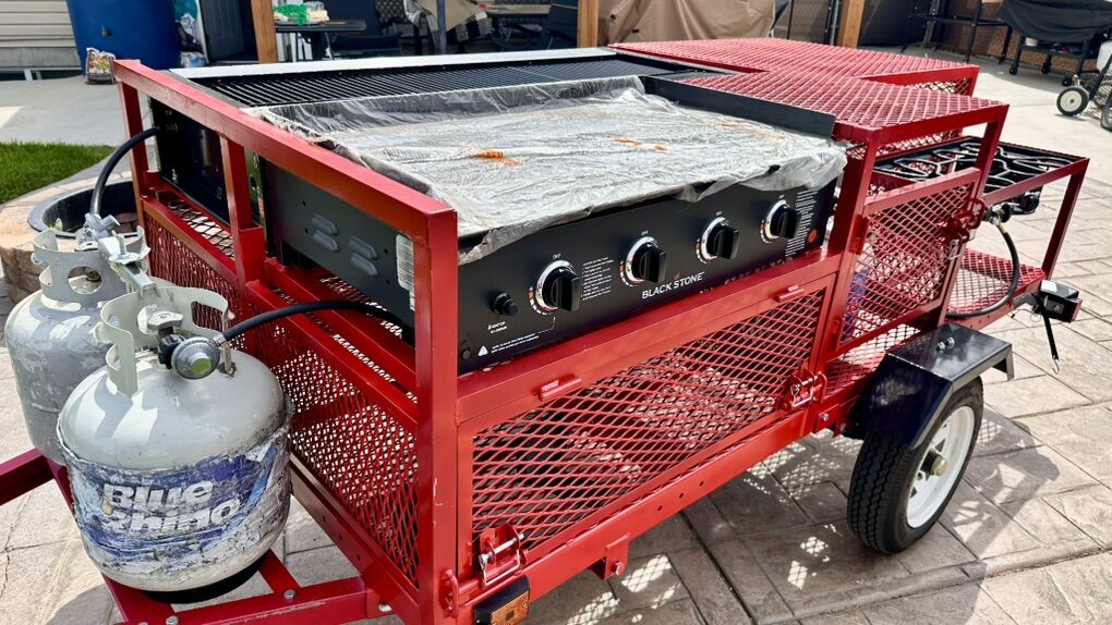 Portable Propane Cooking Trailer – Perfect for Events, Catering & Outdoor Feasts!