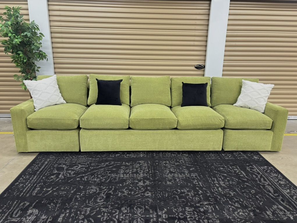 RENE CAZARES Green Couch (Free Deliver)