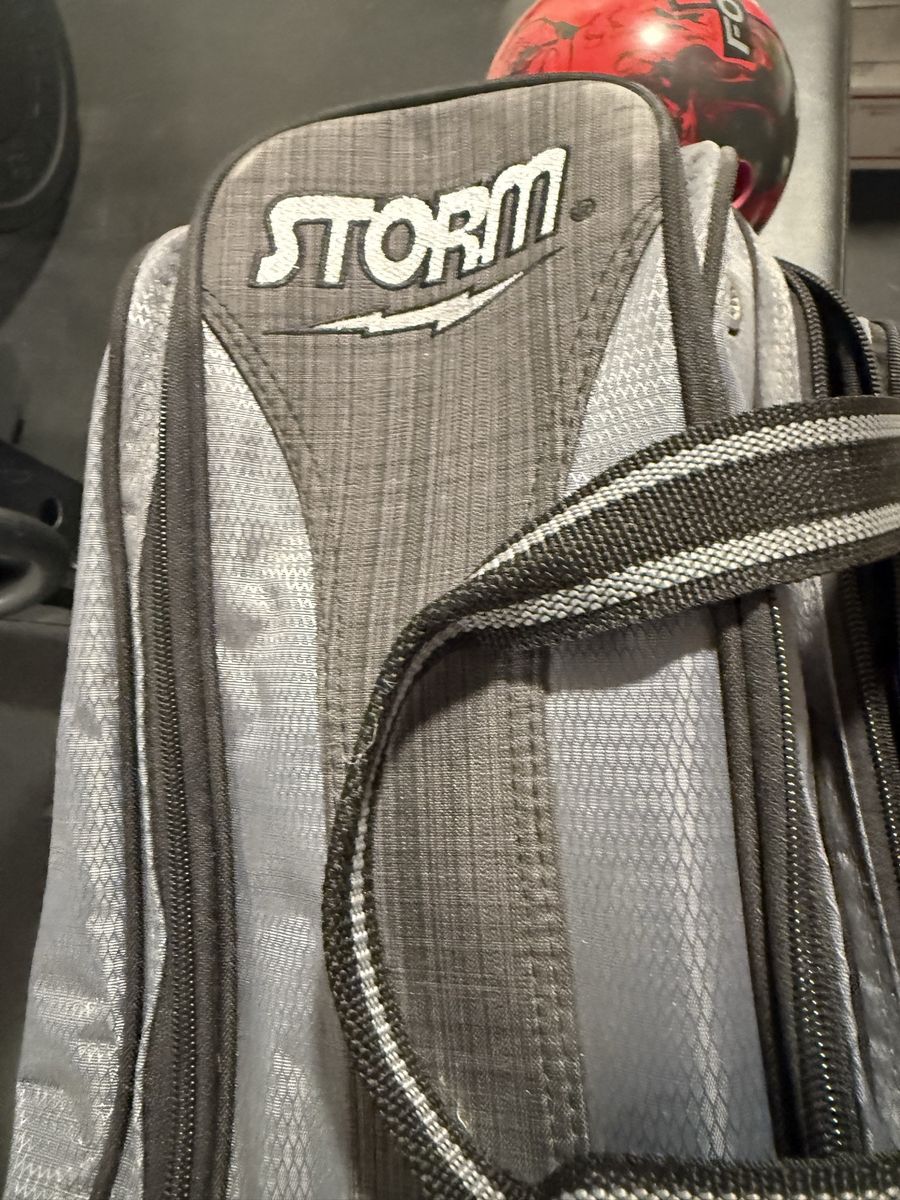 Storm 2-Ball Rolling Bowling Bag with Dexter Bowling Shoe