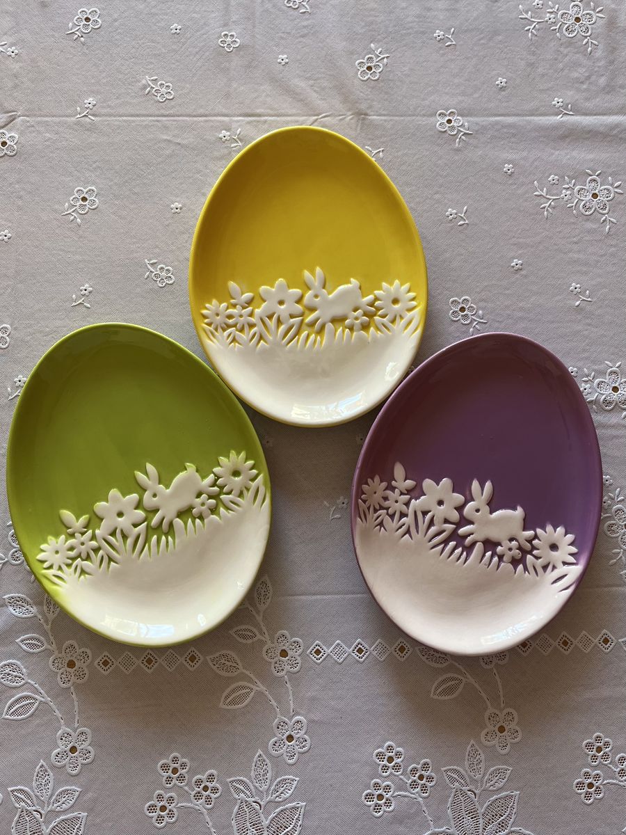 NEW Easter Decor/Serving Plates/ Set Of 3.