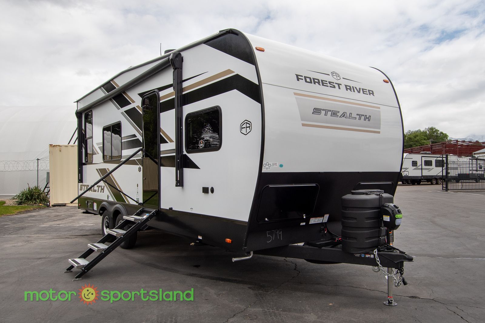 2026 Forest River Stealth 2215 Toy Hauler Garage Outdoor Kitchen