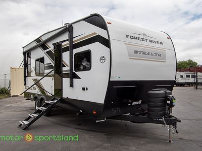 2026 Forest River Stealth 2215 Toy Hauler Garage Outdoor Kitchen